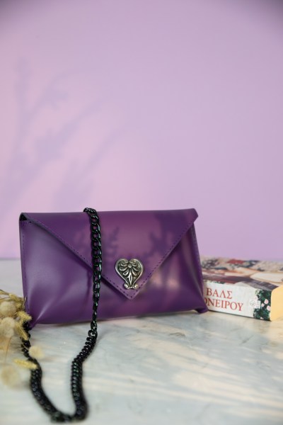 Heart Bag Purple